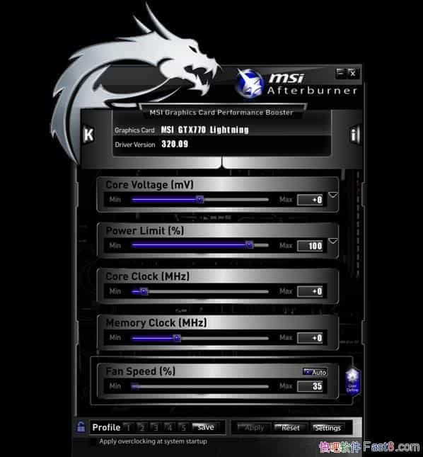 ΢���Կ���Ƶ���� MSI Afterburner 4.4.2 Final ������Ѱ�