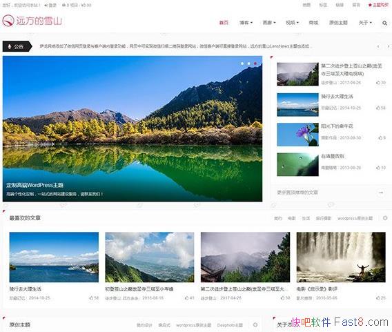 WordPress��ˬ�๦�������̳ǲ�������LensNews1.8����Ȩ��