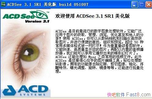 ACDSee v3.1 SR1 �����ƽ��(�����еĿ�ͼ������������) 