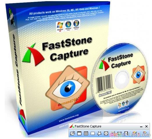 FSCapture v9.5 ����Ȩ��ɫ�����漰���ļ�/����׽ͼ��༭ͼ��