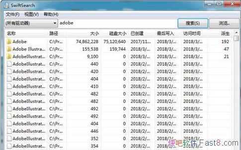 ������������ SwiftSearch v6.4 ������ɫ��&�����ҵ��ļ�