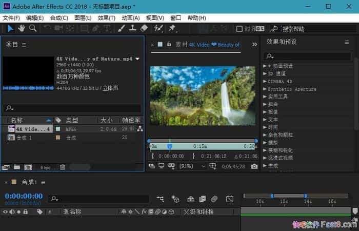 Ӱ����Ч�ϳ�&After Effects CC 2018 v15.2.3.69 �ر�汾