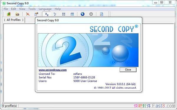 �ļ����ݹ��� Second Copy v8.0.20.0 �ƽ��&���ɱ���