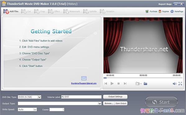 ThunderSoft Movie DVD Makerv 7.0.0 �ƽ��&������������