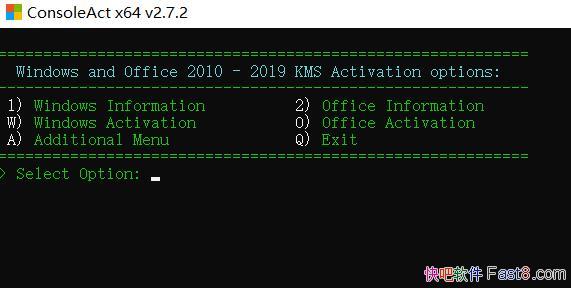 ConsoleAct 2.9 x86x64��/����KMS��Microsoft��Ʒͨ�ü����