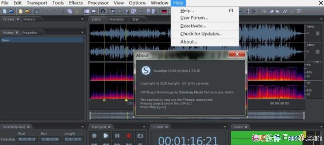 Soundop Audio Editor 1.7.8.20 �ƽ��/һ��ȫ���Windows��Ƶ�༭��
