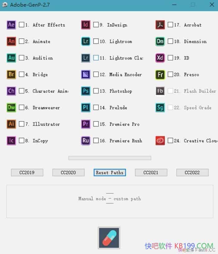 Adobe ͨɱ���� GenP/Zii/���°����һ���ƽ⼤��Adobe�������°�