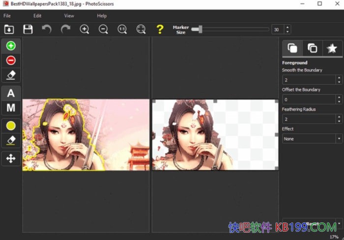 Teorex PhotoScissors v9.3.1��ɫ��/һ����򵥺��õĿ��ٿ�ͼ����
