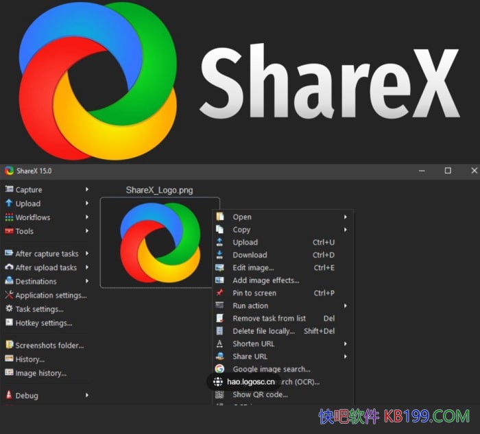 ��ǿ��Ļ����ShareX v21.0.0�����Я��/��һ����ǿ�����Ļ��ͼ����