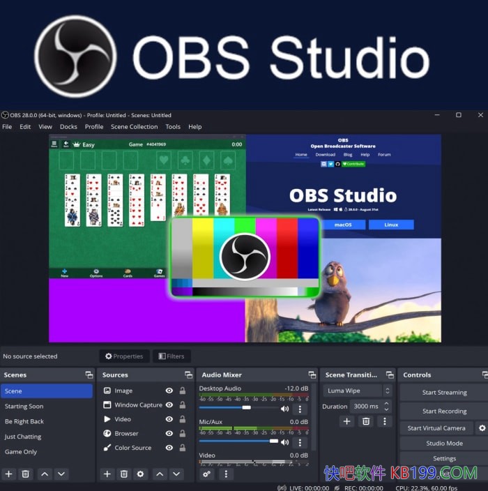 OBS Studioֱ������v32.2.0�̻���/���ܻ�ӭ����Ƶֱ��¼������