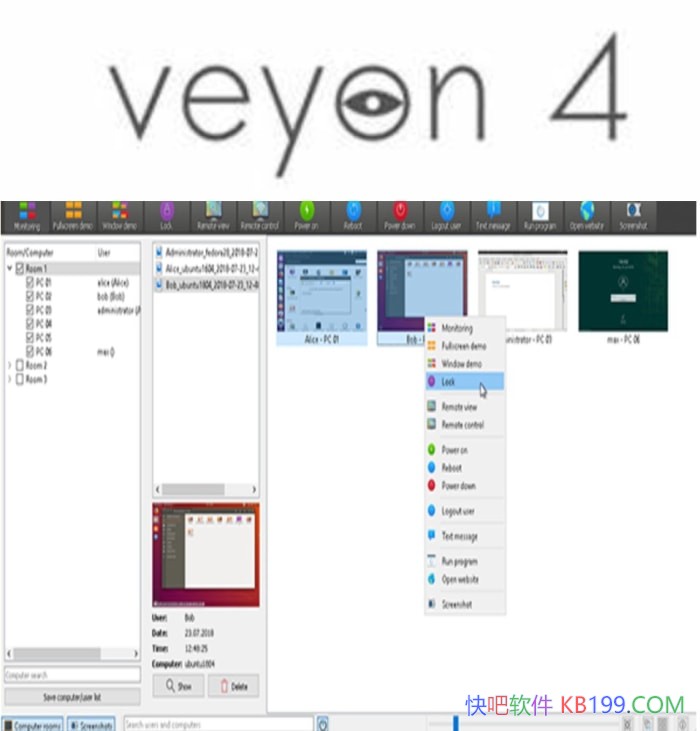 ���ӽ��ҹ��� veyon v4.9.6.0/����Դ��ļ������غ͵��ӽ��ҹ�������