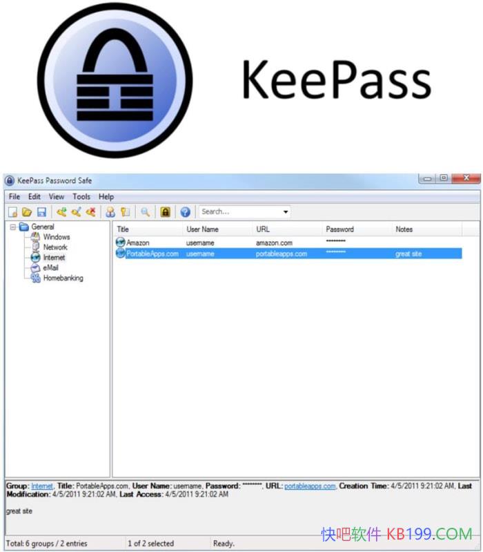 KeePass Password Safe v2.61 �����Я��/��ѡ���Դ�������������