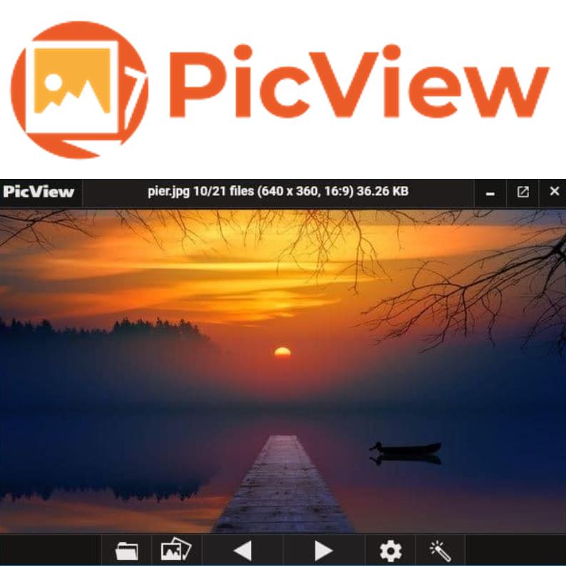���ͼ������� PicView v3.1.5.1 ������ɫ��/һ����ѵ�ͼƬ�������