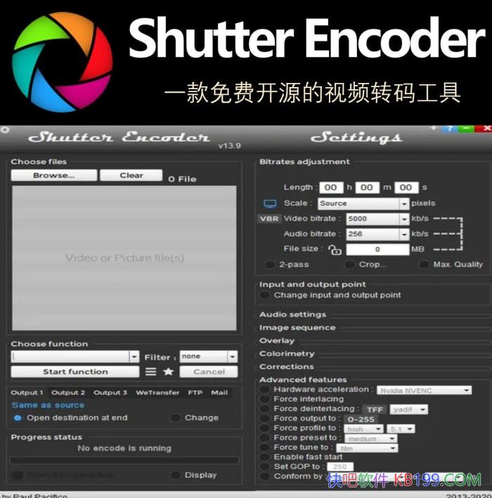 Shutter Encoder��ý��ת��v20.1/�����෱��ĸ����ļ���ʽ