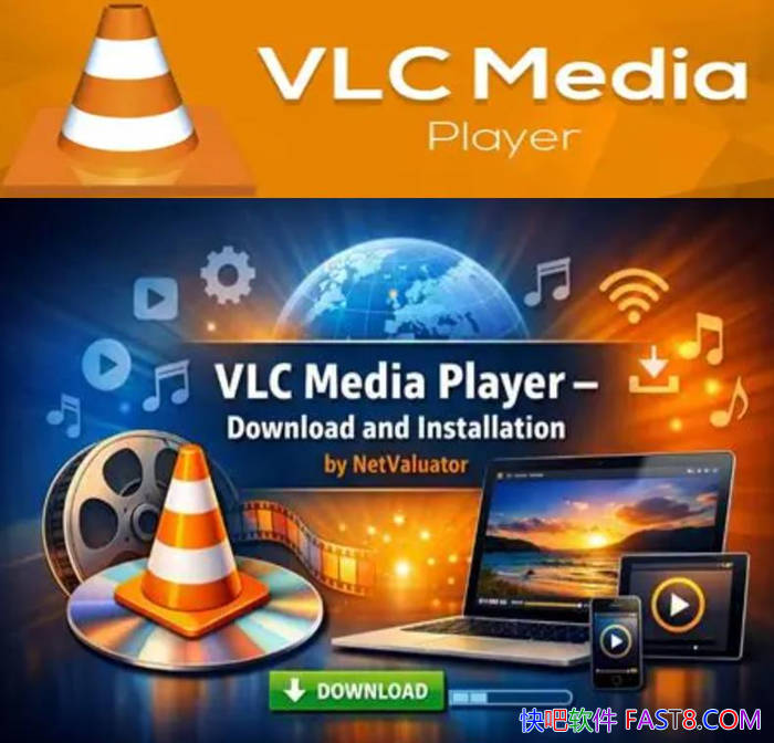 VLC Media Player v3.0.24 ������ɫ��/����ѿ�Դ�Ķ�ý�岥�Ź���